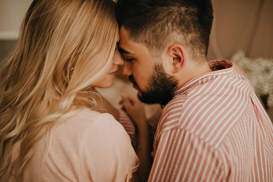 couple embracing each other